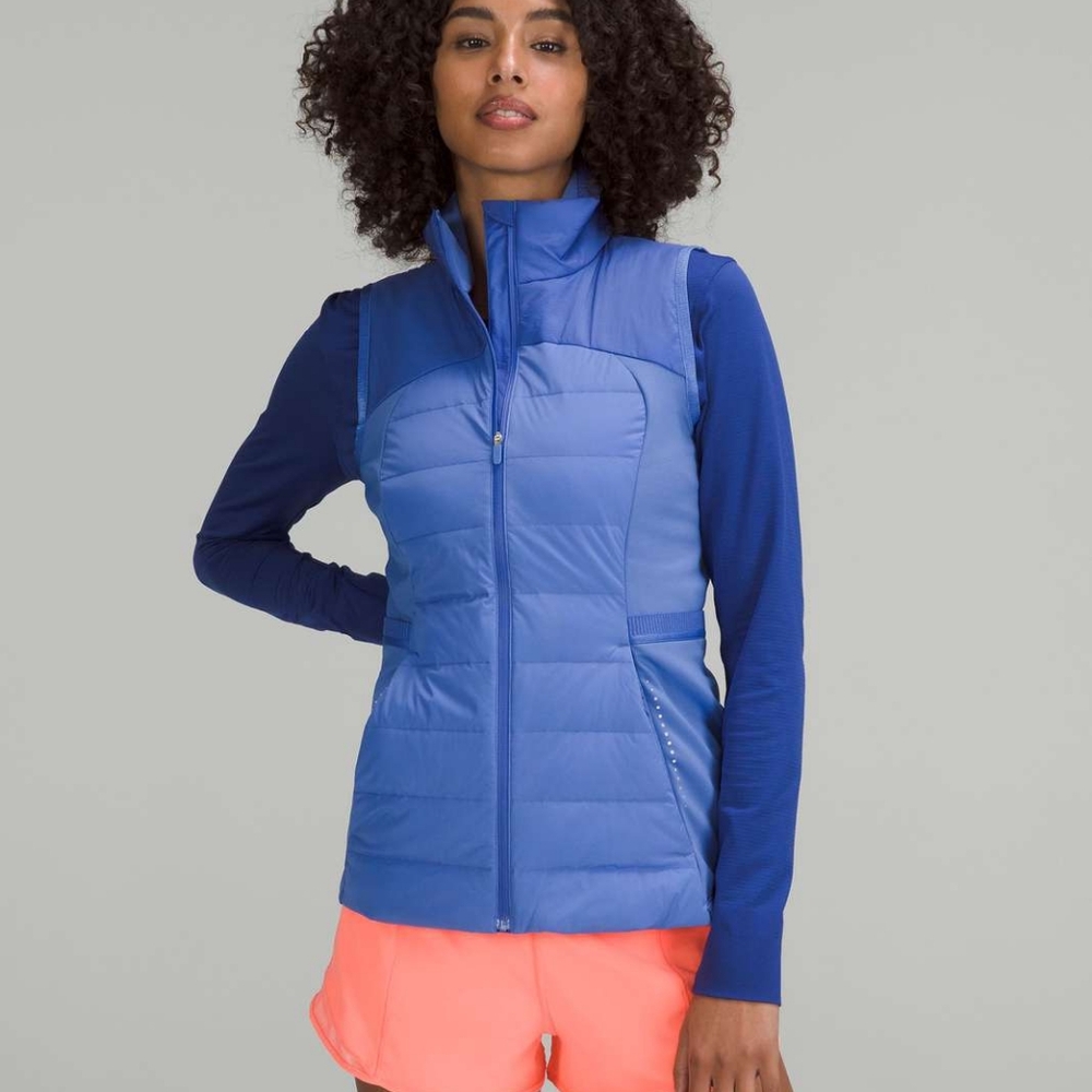 NWOT Lululemon Down for It All Vest Wild Indigo